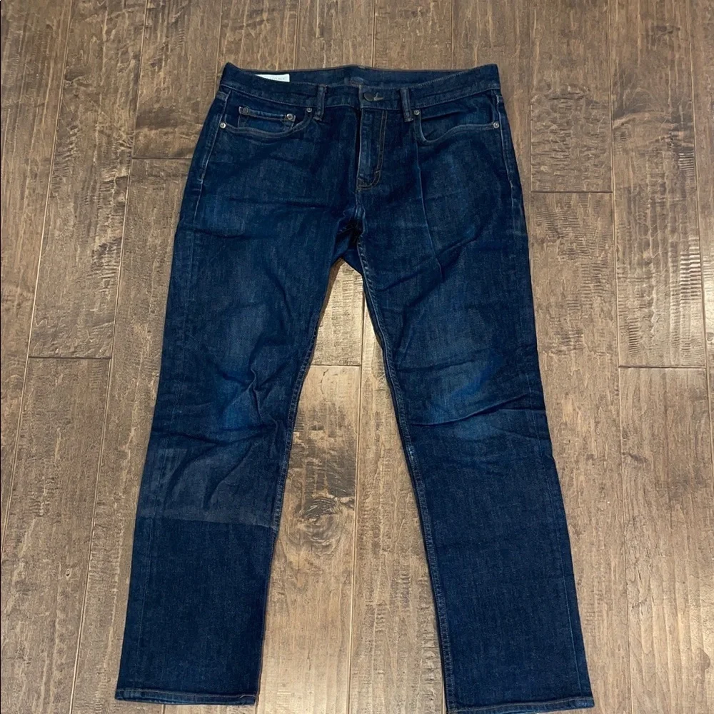 Banana Republic Men's Deep Indigo Straight slim jeans